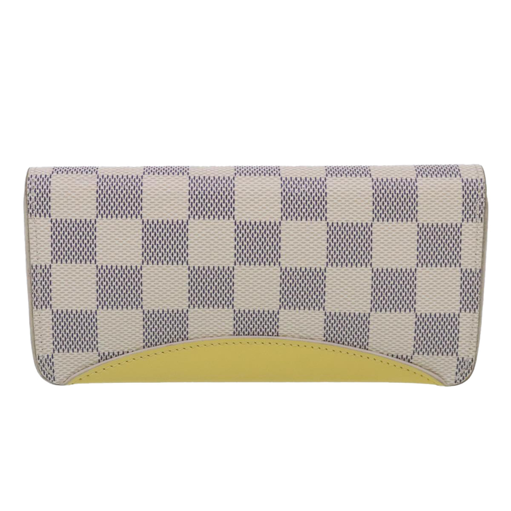 LOUIS VUITTON Damier Azur Etui Lunette Woody Glasses Case GI0388 LV Auth 91727 - Picture 2 of 16